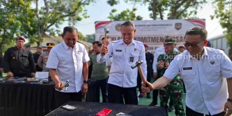 Kanwil Ditjen PAS Jatim Deklarasikan Bebas Narkoba dan Handphone Ilegal
