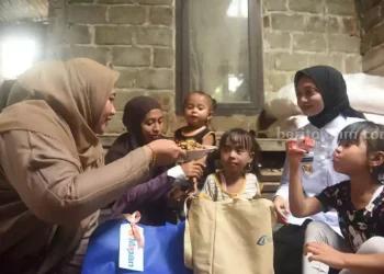 Paket Bantuan Pangan untuk Balita Stunting di Kelurahan Gayam oleh Mbak Wali dan Ning Faiqoh