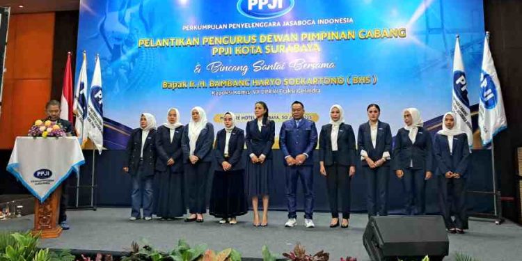 Pengurus PPJI Surabaya Dilantik, Siap Dukung Program Makan Bergizi dan Perkuat UMKM