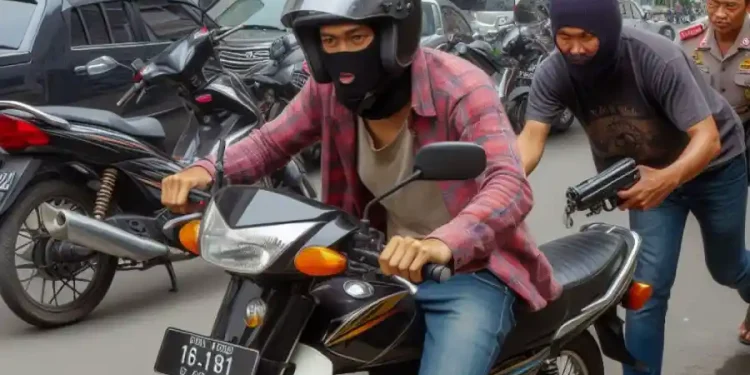 Aksi Pesta Daging Kurban, Wanita Gresik Curi Motor Teman Sendiri