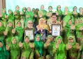 Pulang Ibadah Haji, Khofifah Segera Tancap Gas dan Catat Rekor MURI