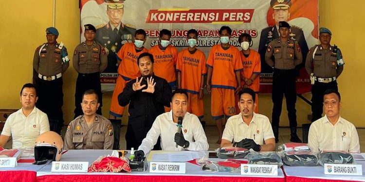 Tiga Pelaku Pencurian Ditangkap Satreskrim Sidoarjo, Satu Masih Buron