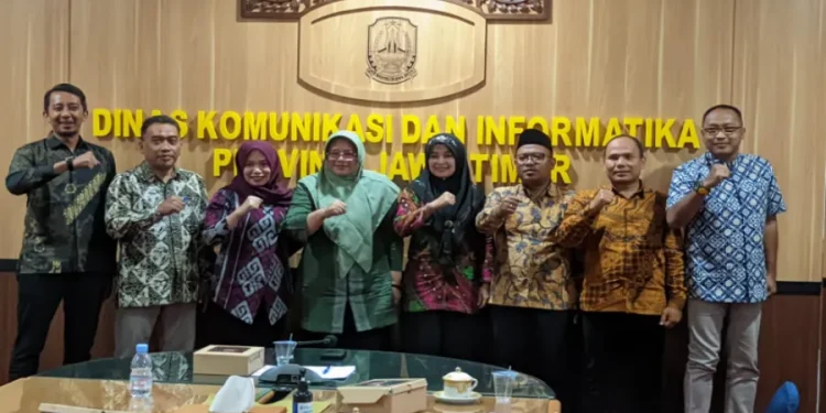 Audiensi KPID Jawa Timur ke Diskominfo Bahas Struktur Kelembagaan dan Program Kerja 2025-2028