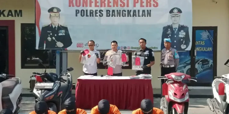 Empat Orang Komplotan Begal Ditangkap Polres Bangkalan