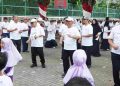 Senam Bersama Siswa SD di Surabaya, Pesan Mendikdasmen untuk Gapai Cita-Cita