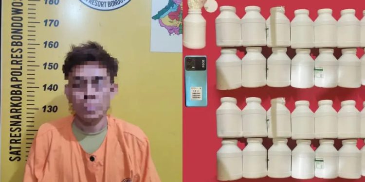 Penggerebekan Pengedar 25000 Butir Pil Ilegal di Wonosari oleh Polres Bondowoso