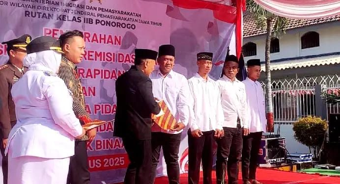 140 Napi Rutan Ponorogo Terima Remisi HUT RI, 12 Orang Bebas Secara Langsung