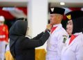 75 Paskibraka Banyuwangi Siap Bertugas Setelah Dikukuhkan Bupati Ipuk