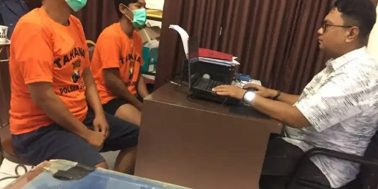 Dua Maling Gasak Tabung Gas di Warung Martabak di Surabaya Tanpa Sadar Dibuntuti Polisi