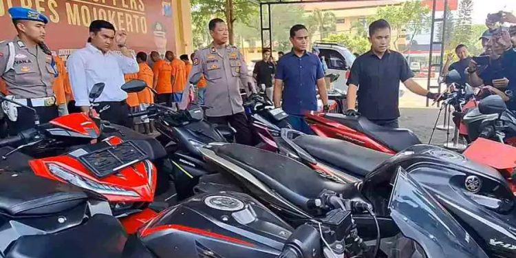 Enam Komplotan Curanmor Ditangkap di Empat Lokasi Berbeda di Mojokerto