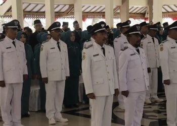 17 Kepala Desa Dikukuhkan di Bondowoso, 3 Desa Masih Belum Tersertifikasi