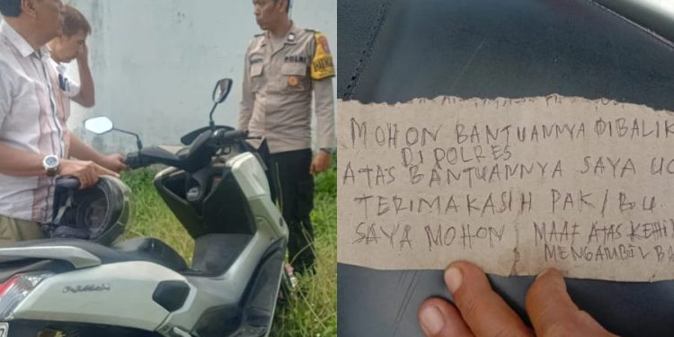 Misteri Motor NMAX di Lahan Kosong Kediri dengan Pesan di Kardus Barang Rampasan