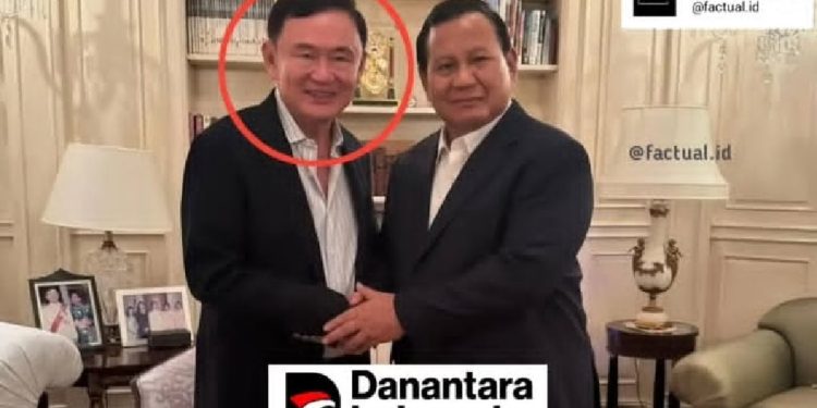 Thaksin Shinawatra Dihukum Kasus Korupsi di Thailand, Prabowo Justru Menjadikannya Penasihat