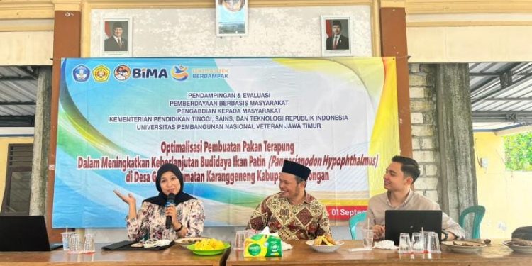 Pakan Terapung Mandiri Petani Ikan Lamongan Optimalkan Budidaya Patin