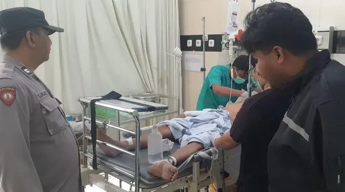 Lelaki Diserang dengan Senjata Tajam di Jalan Raya Stadion Kanjuruhan, Pelaku Ditangkap