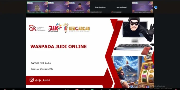 Cegah Judi Online, Pemkot Kediri dan OJK Gelar Sosialisasi Digital Sehat