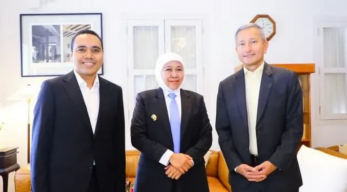 Khofifah Tamu Kehormatan Menlu Singapura, Ini yang Dibahas