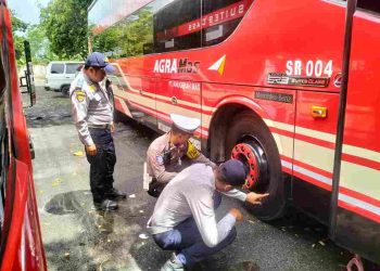 Bus Antar Provinsi Target Operasi Zebra di Terminal Kepanjen