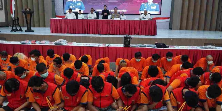 Polda Jatim Ungkap 1443 Kasus dengan 1135 Pelaku Ditangkap