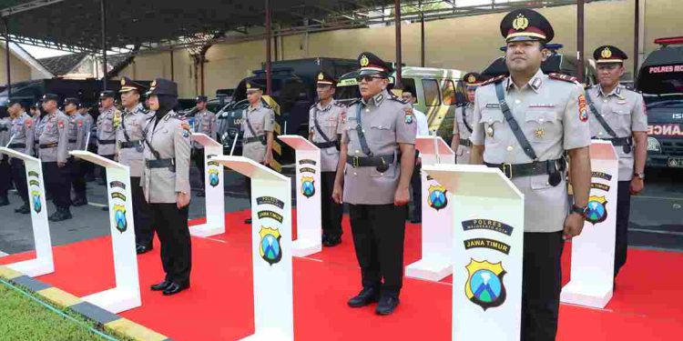 Jelang Akhir Tahun, Polres Mojokerto Kota Ganti Pejabat Utama dan Kapolsek
