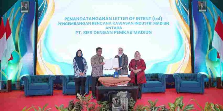 Dukung Kawasan Industri di Jatim, Teken LoI dengan Pemkab Madiun