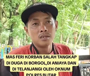 Pria Blitar Mengaku Jadi Korban Salah Tangkap Namun Polisi Membantah