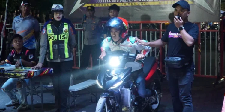 Balap Motor Kanjuruhan Street Race-34 Saat Operasi Zebra Semeru