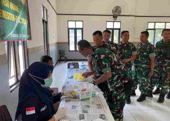 Tes Urine Kodim 0811 Tuban Nihil Narkoba BNNK Apresiasi Komitmen Bersih Narkotika