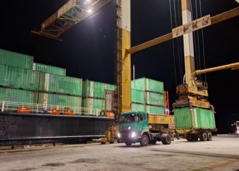 Layanan Logistik di Bagendang Sampit Tetap Normal Saat Penyampaian Aspirasi TKBM