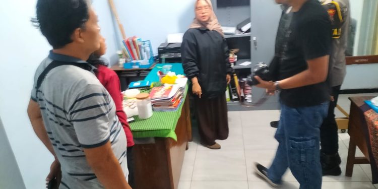 Kantor SMP 2 Kediri Dibobol Maling, Uang Tabungan Pelajar Hilang