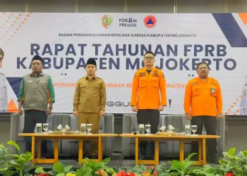 Rapat Tahunan FPRB 2025 Pemkab Mojokerto, Gus Barra Tekankan Pentingnya Ketangguhan Masyarakat Bencana