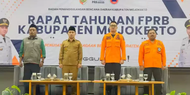 Rapat Tahunan FPRB 2025 Pemkab Mojokerto, Gus Barra Tekankan Pentingnya Ketangguhan Masyarakat Bencana
