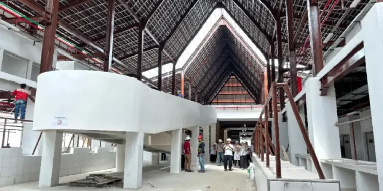 Pembangunan Pasar Banyuwangi Hampir Selesai Siap Menjadi Ikon Wisata Kuliner Blambangan