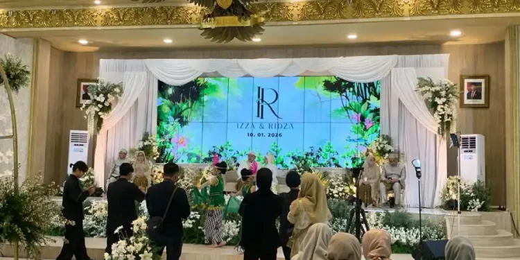 Ketua Partai Gelora Jember Gelar Acara Ngunduh Mantu di Pendapa Wahyawibawagraha Gratis