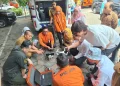 Kolaborasi Drone untuk Mitigasi Bencana, Tim Jepang dan BRIN Kunjungi BPBD Jatim
