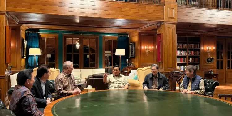Pertemuan Strategis di Hambalang, Aguan Tegaskan Dukungan Dunia Usaha untuk Prabowo